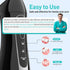 COSLUS Water Dental Flosser Teeth Pick C20(F5020E): Portable Cordless Oral Irrigator 300ML Rechargeable Travel Irrigation Cleaner IPX7 Waterproof Electric Flossing Machine for Teeth Cleaning