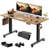 Devoko Electric desk Height Adjustable 140x80 with Roller Type-C Memory Control Anti-Collision