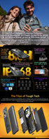 Blackview BL7000 AI 5G Rugged Phone Android 15, MTK 6300, 6.78" FHD+ 120Hz, 7500mAh/33W, Rugged Smartphone Dual SIM NFC/IP69K