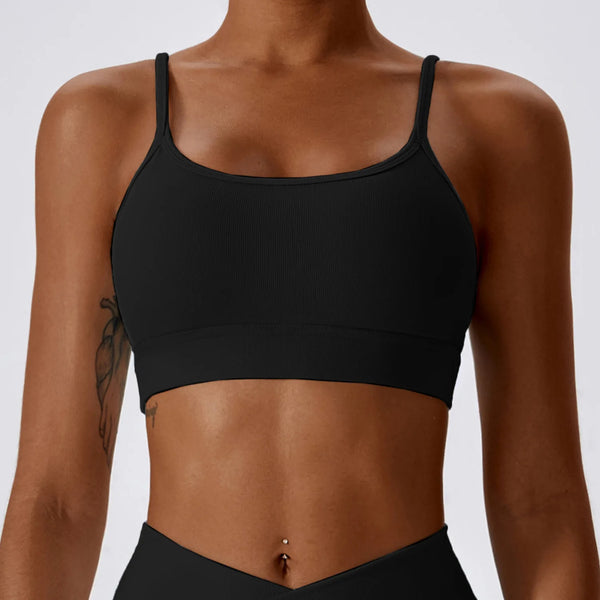 Strapping-type Fast-drying Back Yoga Bra, Running Sports Underwear, Tight Yoga Tops