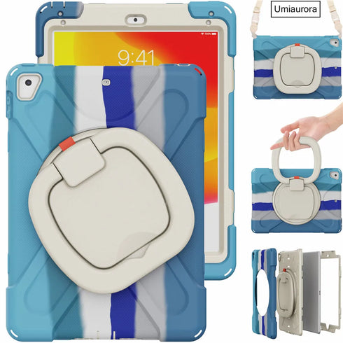 For IPad 7th 8th 9th 10.2 10th Gen Air 2 3 4 5 10.9 Mini 6 9.7 Pro 11 12.9 2022 Case Rotation Handle Stand Kids Shockproof Cover (Copy)