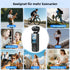 4K HD Video Recording Camera with 1.9" CMOS, USB Rechargeable, 180° Rotating Action Camcorder for Vlogging, Live Streaming