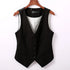 #0709 Spring Autumn Suit Vest Women Sleeveless Jacket Short Office Vest Coat Slim Single Breasted Vest Waistcoat Female Black