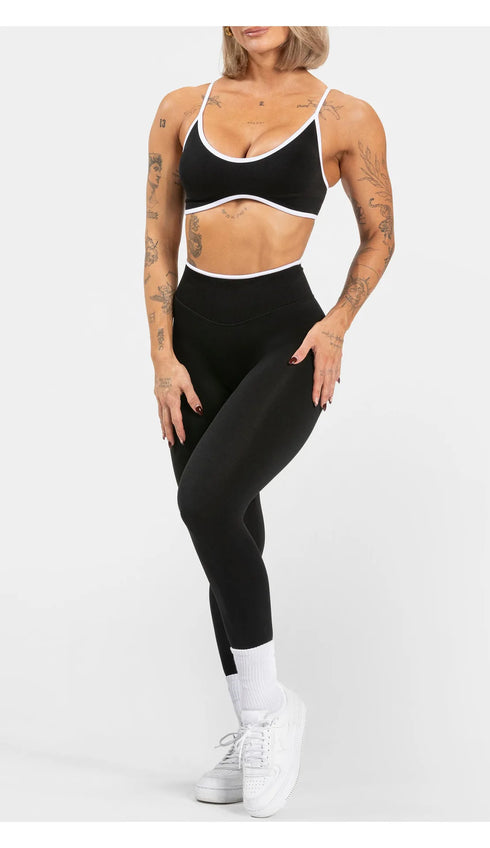 Teveo Tight-fitting Leopard-print Seamless Yoga Pants with Nude-skin High Elasticity Suitable for Fitness Running Pants