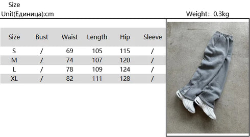 New Y2K Pants Personalized Pant Leg Zipper Embroidery Hip Hop Casual Joggers Men Pants Retro Straight Pants Tracksuit Streetwear