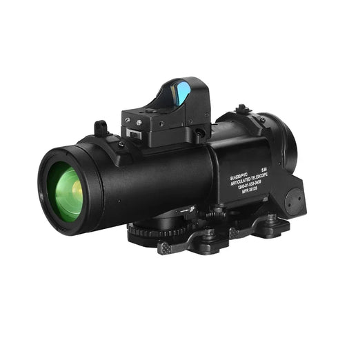 1x-4x Fixed Dual Purpose Scope With Mini Red Dot Scope Red Dot Sight Hunting Scopes