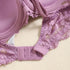 1 Set Elegant Lace Embroidery & Breathable Fabric Lingerie Set: Push-Up Bra, Drop Waist Sheer Panty - Ultimate Valentine's Day