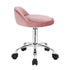 WOLTU Swivel Office Stool with Wheels Height Adjustable Computer Chair With Low Backrest Work Roller Rocker Dressing Stool