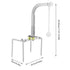 Golf Swing Trainer with 360° Auto Return Adjustable Height Golf Training Aid for Indoor Outdoor Practice
