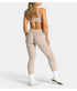 Teveo Tight-fitting Leopard-print Seamless Yoga Pants with Nude-skin High Elasticity Suitable for Fitness Running Pants
