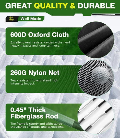 Golf Professional Practice Net Golf Hitting Cage Indoor Outdoor Exercise Practice Training Auxiliary Tool High Impact Hitting