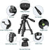 Mini Tripod for Camera, 25inch Aluminum Tabletop Camera Tripod, Portable Travel Tripod , for Cameras, Projectors, Spotting Scope
