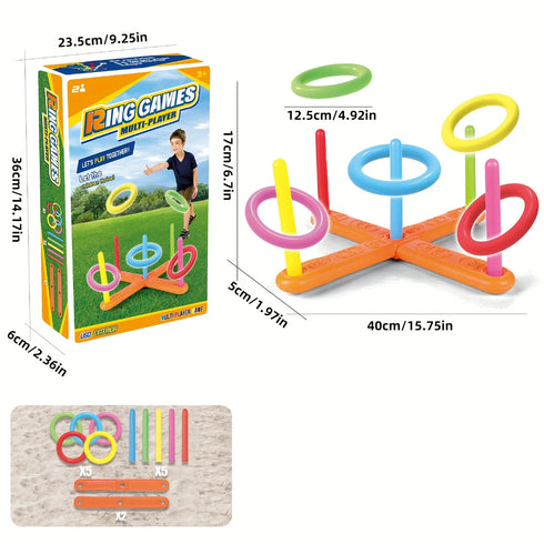 Throwing Ring Toys Indoor And Outdoor Interactive Ring Throwing Early Education Games,Fun Stacking Ring Games
