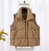 Women Fashion Autumn New 2024 Stand Collar Elegant Down Coats Warm Outerwear Casual Belt Sleeveless Winter Women Vests Jackets
