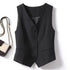 Spring Summer Korean Fashion Vest 2025 New Women Short Fashion V-neck Sleeveless Casual Blazer Waistcoat Coats Female Tops