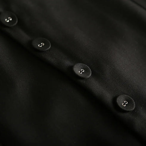 #0709 Spring Autumn Suit Vest Women Sleeveless Jacket Short Office Vest Coat Slim Single Breasted Vest Waistcoat Female Black