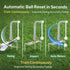 Golf Swing Trainer with 360° Auto Return Adjustable Height Golf Training Aid for Indoor Outdoor Practice