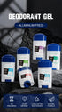 72-Hour Long-Lasting Deodorant Men,Aluminum-Free Fresh Scent,Pure Sport for Gym & Workout,Underarm Odor Body Remove,No Stains