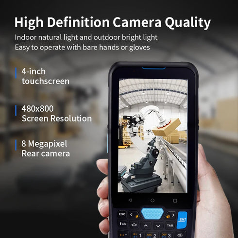 YK957 Android 2d Qr Code Reader Handheld Terminal Pda Android Barcode Scanner With Nfc Rfid Reader Medical Device Pdas 4+64g