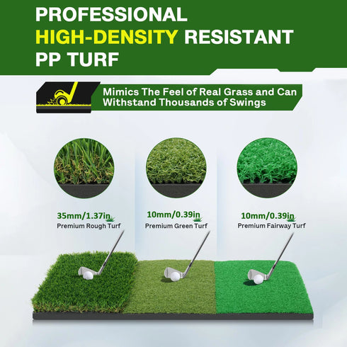 Golf Professional Practice Net Golf Hitting Cage Indoor Outdoor Exercise Practice Training Auxiliary Tool High Impact Hitting