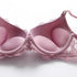 1 Set Elegant Lace Embroidery & Breathable Fabric Lingerie Set: Push-Up Bra, Drop Waist Sheer Panty - Ultimate Valentine's Day
