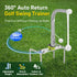 Golf Swing Trainer with 360° Auto Return Adjustable Height Golf Training Aid for Indoor Outdoor Practice