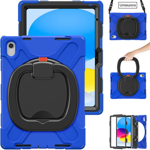 For IPad 7th 8th 9th 10.2 10th Gen Air 2 3 4 5 10.9 Mini 6 9.7 Pro 11 12.9 2022 Case Rotation Handle Stand Kids Shockproof Cover (Copy)