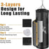 Heavy Punching Bag Set with Ceiling Hook Steel Chain Hanging Heavy Bag for Adults Muay Thai MMA Taekwondo Home Gym Training