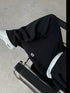 New Y2K Pants Personalized Pant Leg Zipper Embroidery Hip Hop Casual Joggers Men Pants Retro Straight Pants Tracksuit Streetwear