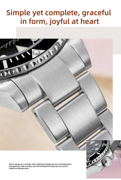 ADDIES Luxury Women's Watches Elegant Classic 36mm Business Ladies Watch BGW9 Luminous Waterproof Steel Quartz Woman Watches