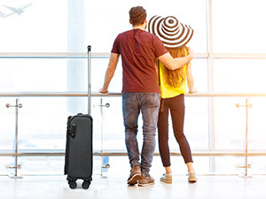 British Traveller Cargo Case 53.5x40x21cm Lightweight hand luggage 4 Rolls TSA Lock Soft Luggage fabric