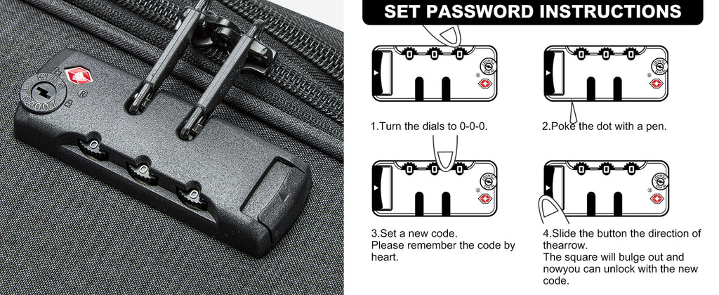 British Traveller Cargo Case 53.5x40x21cm Lightweight hand luggage 4 Rolls TSA Lock Soft Luggage fabric
