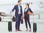 British Traveller Cargo Case 53.5x40x21cm Lightweight hand luggage 4 Rolls TSA Lock Soft Luggage fabric