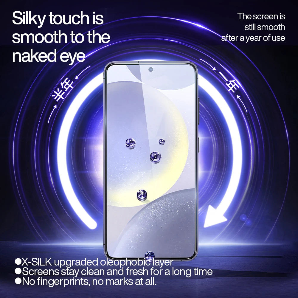 SmartDevil Dust-free Tempered Glass Film for Samsung S26 Ultra HD Clear Screen Protector for Samsung S25 S24 Anti-fingerprint Secondary image