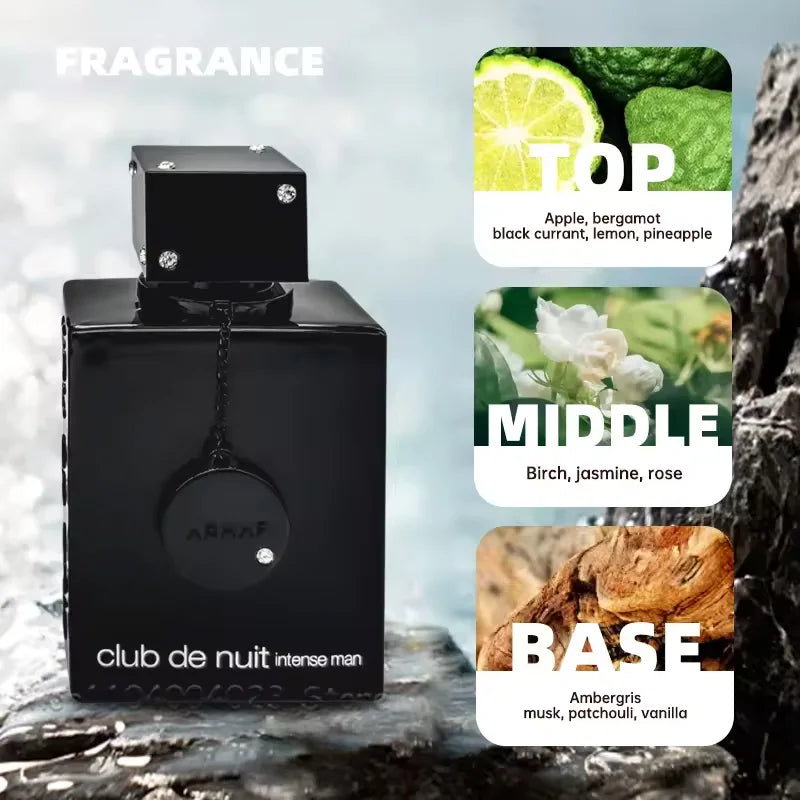 Arab Perfumes Woman Man night Club Arabic Perfume Lasting Unisex Fragrance Body Spray Wood EDP Clone Perfume 105 ml