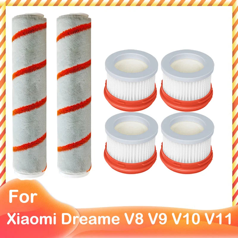 Compatible for Xiaomi Dreame V9  V10 V11 V8 V9B V9P XR Accessories Main Brush HEPA Filter Wireless Handheld Parts