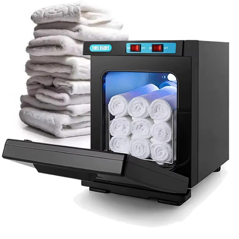 5L UV Hot Towel Warmer Cabinet 150W Hot Bath Towel Warmer with Aluminum Chamber Fast Heating for Facial Spa Hair Beauty Salon Main image