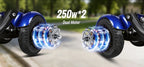 SUNNIGO 4 Wheels All Terrain Electric Mobility Scooter Dual 500W Motor 36V 18Ah Lithium Battery Lightweight Foldable Travel Scooters Adjustable Seat Anti-slip Tires Safe Brake System Comfortable Long Range 50km For Senior Dis