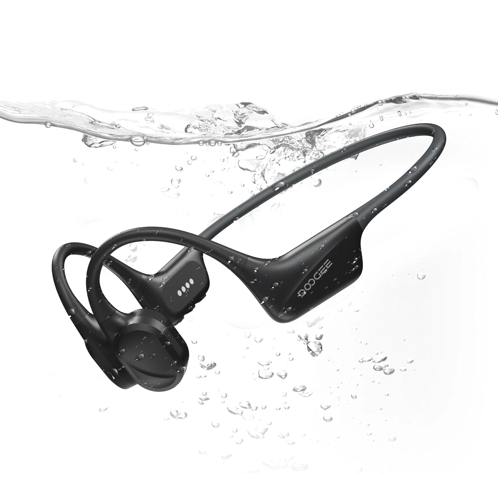 DOOGEE BoneBeat Swim Bone Conduction Headphones IP68 Waterproof Swimming Open Earphones Bluetooth 5.4 Wireless Headphone 7H Life
