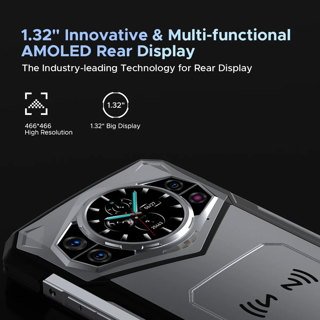 Global Version DOOGEE S200 5G Rugged Phone 6.72" 120Hz Display 12GB 256GB 100MP AI Main Camera 10100mAh Battery NFC Smartphone