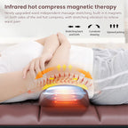 Electric Full Body Massage Mattress Shoulder Neck Waist Airbag Back Kneading vibration Massage CushionWith Heating Hand Control
