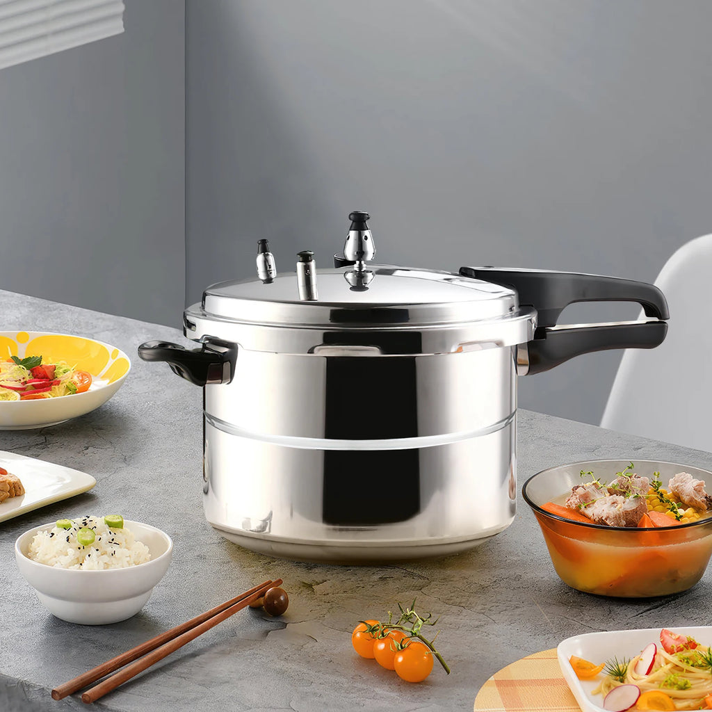3 L/7L Aluminium Alloy Pressure Cooker 18cm/24cm Bottom 3L/7LPressure Cooker for Gas Stove Aluminium Alloy Pressure Cooker