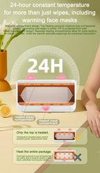 Baby Wet Wipes Heater Thermostat Tissue Paper Facial Mask Warmer Case Wet Towel Dispenser Thermal Napkin Heating Insulation Box