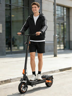 NFC Fynzo S11 Fold E-Scooter 1100W 15.6Ah 45km/h Max Speed Dual Suspension 10" Tubeless Tires 60km Range Front Suspension Fork