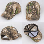 Unisex Jungle Camouflage Outdoor Baseball Cap Summer Sun Protection Hat For Sport Hunting Hiking Running Fishing Camping