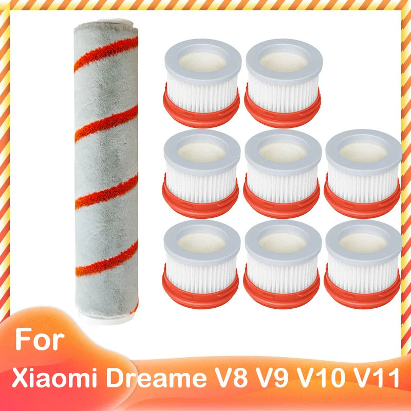 Compatible for Xiaomi Dreame V9  V10 V11 V8 V9B V9P XR Accessories Main Brush HEPA Filter Wireless Handheld Parts
