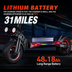 FREEBOY J11MAX EScooters,1200W Motor 48V18ah,Max speed 55km/h W/Seat Electric Scooters Aldult 11" Tire City Commuting E-Scooter