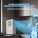 Portable Air Conditioner Mobile Air Cooler Dehumidifier With 24H Timer Remote Control EU Plug For Office Bedroom