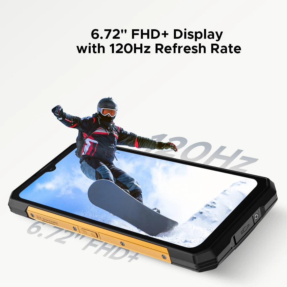 Globe Version DOOGEE S200 X 5G Rugged Phone 6.72" Dimensity 7050 1.32" AMOLED Rear Display 12GB 512GB 10100mAh Battery Phone