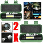 99000000LM Ultra Bright Tactical Flashlight High Power LED Torch Rechargeable Waterproof Portable Handheld Lamp for Outdoor Camping Police Emergency Use